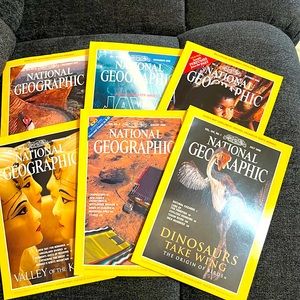 National Geographic 1998 (LOT OF 6)